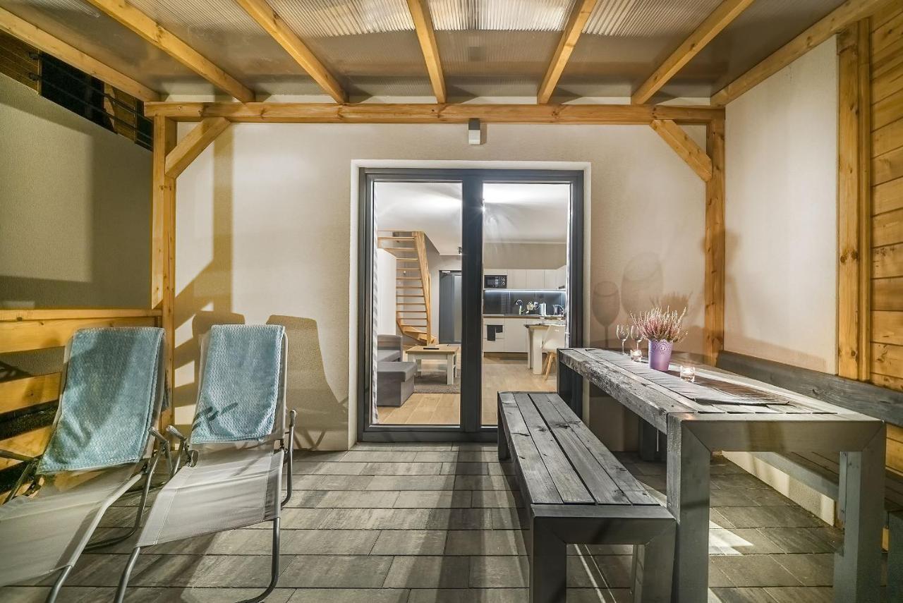 Domki Zlote Piaski Kryty Basen Sauna Jacuzzi Jastrzębia Góra Eksteriør bilde
